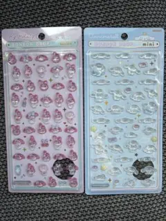 サンリオ　マイメロディ・シナモロール ボンボンドロップミニシールセット