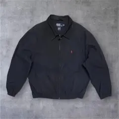 90'S RALPH LAUREN チンスト付き ポプリン ドリズラージャケット