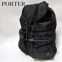 美品 ポーター タンカー バックパック ブラック ナイロン 大人気 多機能