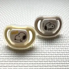 【匿名配送】Pigeon スヌーピー おしゃぶり 2個セット S・Mサイズ