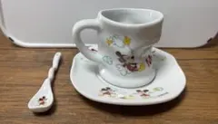 Disney ミッキーマウス カップ&ソーサー&スプーンセット
