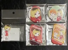 ハイキュー‼︎ グラフアート 孤爪研磨 日向翔陽 アクスタ 缶バッジ まとめ売り