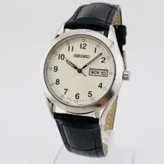 3630【新品電池】SEIKO　腕時計　デイデイト　セイコー　シルバー