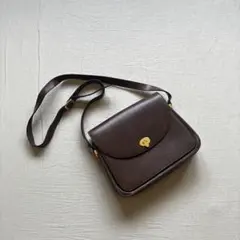 TANINO CRISCI ハンドバッグ レザー ブラウン ゴールド金具