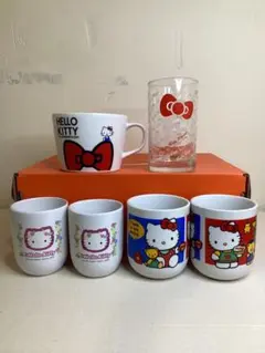 ハローキティ キティちゃん マグカップ 湯呑み レトロ グラス まとめ