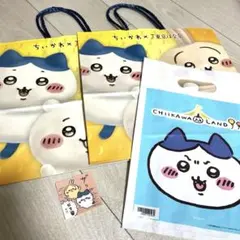 ちいかわ ショッピングバッグ 3枚セット ちいかわらんど ノベルティステッカー