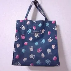 4日までセール！メルヴェイユルデ　ラデュレ　マカロン柄 花柄トートバッグ