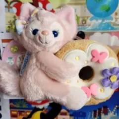 ディズニー ダッフィー フィルドウィズジョイ ぬいぐるみバッジ リーナベル