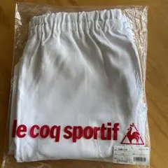 423-L- 白下 le coq sportif 看護衣白ズボン UQM2106のサムネイル