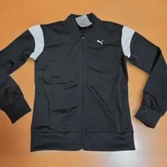 新品　PUMA 裏起毛フルジップジャージ M 黒　レギュラーフィット160 S