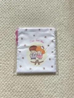 リトルツインスターズ キキララ 80年代デザイン ミニ巾着袋