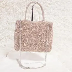 美品✨アンテプリマ ラージ ステッラ ピンク オーロラ チェーン - メルカリ