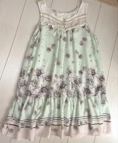 axes femme ジャンスカ アクシーズファム ワンピース ノースリーブ