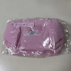 スヌーピー 一番くじ ポーチ　ピンク
