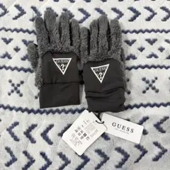 【新品未使用】GUESS 手袋 グレー　スマホタッチパネル対応　S 冬