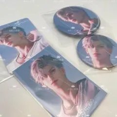 【恋と深空 シン】 缶バッジ+カード 4個セット