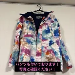 【値下げ可】【ICEPARDAL上下セット】宇宙柄 スノーボードジャケット XSのサムネイル