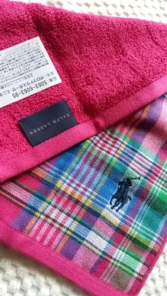 RALPH LAUREN　ポロマドラスガーゼミニタオル　新品