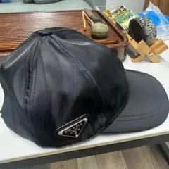 PRADA プラダ ナイロン ベースボールキャップ ブラック 黒