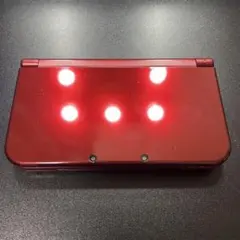 【美品・動作確認済】Newニンテンドー3DS LL メタリックレッド 充電付き