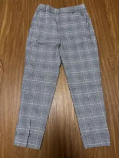GU レディース　チェックパンツ