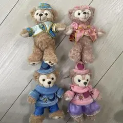 ダッフィー　シェリーメイ　ぬいぐるみバッジ　10周年andイースター