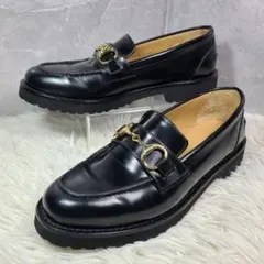 極美品【PASCUCCI】パスクッチ　ベーシックビットローファー　トラックソール