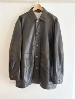 YLÈVE SHEEP LEATHER COVERALL JACKET - メルカリ