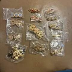 ヘアバレッタ ヘアピン 13点 まとめ売り