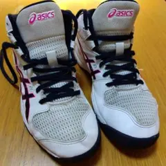 asics バスケットシューズ ダンクショット　23cm　使用済バッソク付　紐無
