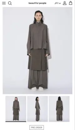 【beautiful people】シアーパンツ スラックスのサムネイル