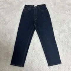 23区DENIM 美品 ストレッチテーパードデニム インディゴ 38 Mのサムネイル