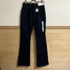 GU ミドルライズフレアジーンズXS