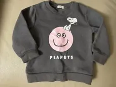 スヌーピー♡トレーナ　80サイズ　ピーナッツ　裏起毛