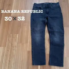 【美品】バナナリパブリック ストレート デニム ダークグレー メンズ 30のサムネイル