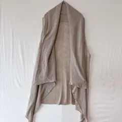nest Robe ネストローブ リネンベスト ジレ 羽織り ベージュ　F
