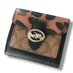 COACH Georgie Small Wallet Leopard y2kのサムネイル