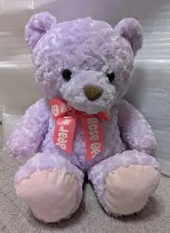 Rose Bear ぬいぐるみ パープルのサムネイル