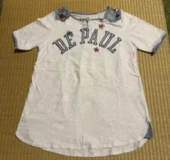 キューブシュガー　古着風半袖刺繍Tシャツのサムネイル