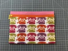 【ハンドメイド】フラットポーチ