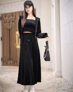 レディ　Rady ベロアセットアップ　3点セット　レディー