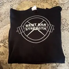 Champion 黒パーカー Mサイズ Bent Bar Strength