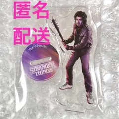 新品未開封】ストレンジャーシングス ホログラム缶バッジ スティーブ