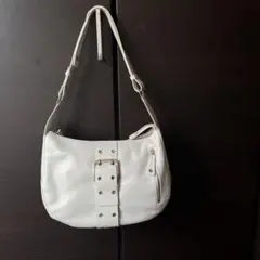 アニエスベー ショルダーバッグ バック 白 ホワイト