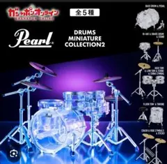 Pearl ミニチュアドラムセットパーツ スネアドラムとハイハットとスタンド