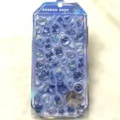 【正規品】　ボンボンドロップシール シャーベット　よるねこボンボン　♡