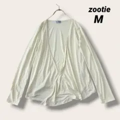 zootie ロングカーディガン M アイボリー UVカット 羽織りのサムネイル