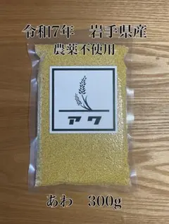 【元祖古代米販売店】令和7年　岩手県産　農薬不使用　もちあわ　雑穀　300gのサムネイル