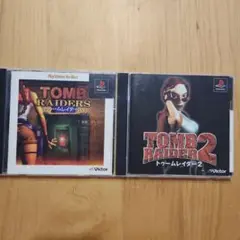 PS1 トゥームレイダー1&2セット 帯ハガキ付き