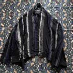 萌 MOYURU シルク シャツ ブラウス ジャケット カーディガン 羽織